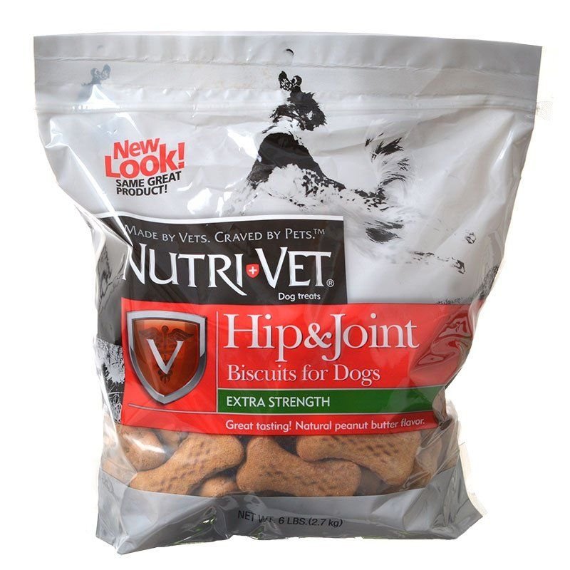 Nutri-Vet Hip & Joint Biscuits for Dogs - Extra Strength - 6 lbs Nutri-Vet Hip & Joint Biscuits for Dogs - Extra Strength - 6 lbs