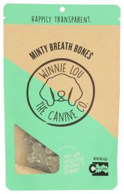 WINNI LOU- THE CANINE CO: Breath Bones Minty, 4 OZ