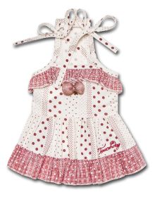 Touchdog Fetching Smock Designer Dog Dress (Color: Red, Size: Large)