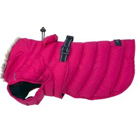Alpine Extreme Weather Puffer Coat (Color: Pink Peacock, Size: 4X-Large)