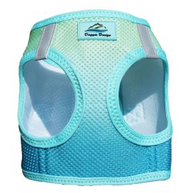 American River Choke Free Dog Harness Ombre Collection (Color: Aruba Blue, Size: 3X-Large)