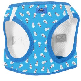 American River Choke Free Dog Harness Holiday Collection (Color: Snowman, Size: 3X-Large)