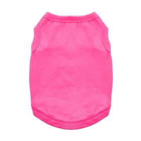 Cotton Dog Tank (Color: Raspberry Sorbet, Size: 3X-Large)