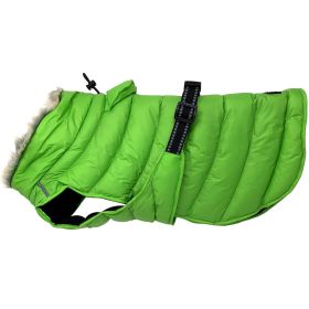 Alpine Extreme Weather Puffer Coat (Color: Lime Green, Size: Large)