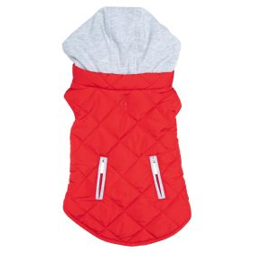 Weekender Dog Sweatshirt Hoodie (Color: Red, Size: Medium)